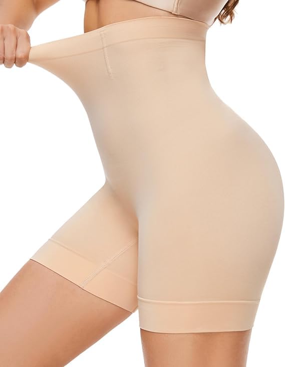 Women's Tummy Tucker High Waist Shapewear with Anti Rolling Strip