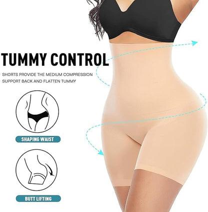 Women's Tummy Tucker High Waist Shapewear with Anti Rolling Strip