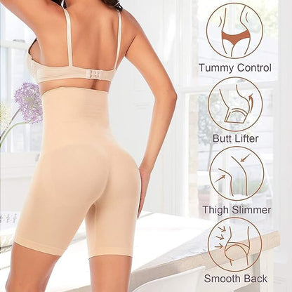 Women's Tummy Tucker High Waist Shapewear with Anti Rolling Strip