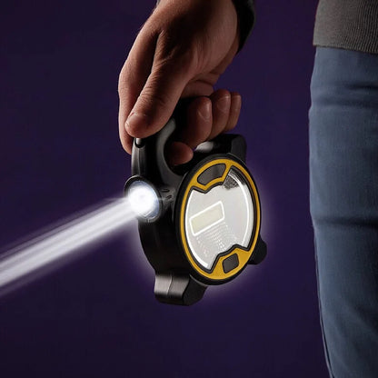 Solar Rechargeable White LED COB Work Light