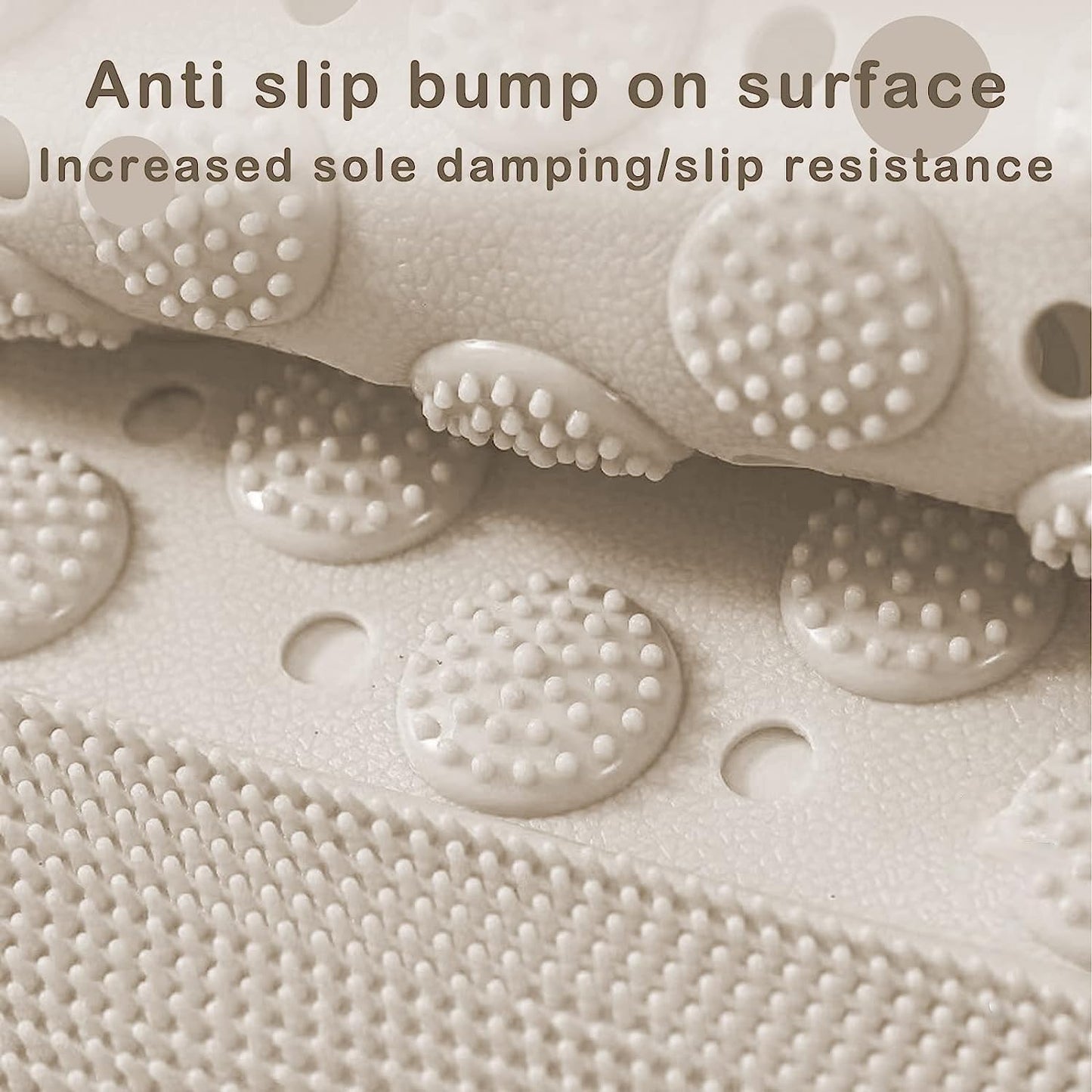 Anti-Slip Shower Bath Mat With Foot Scrubber